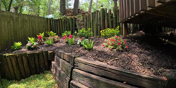 Mulch Installation in Gilmer TX